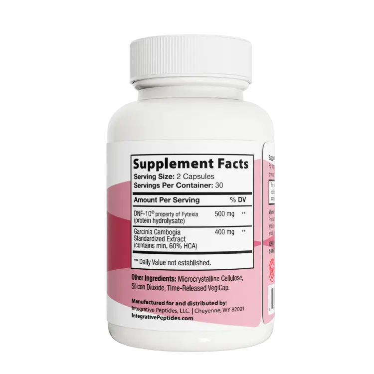 CAN'T WEIGHT supplement facts