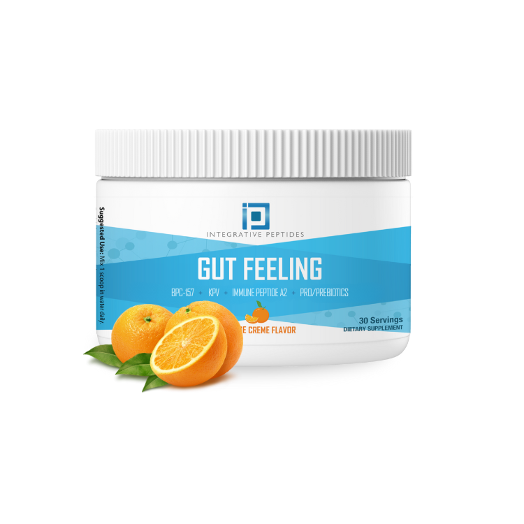 front side Gut feeling orange creme flavor