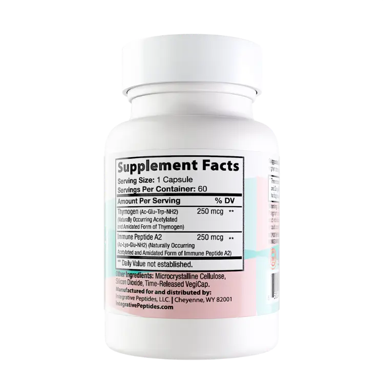 Thymogen ALPHA-1 supplement facts